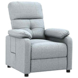 Fauteuil inclinable Gris clair Tissu