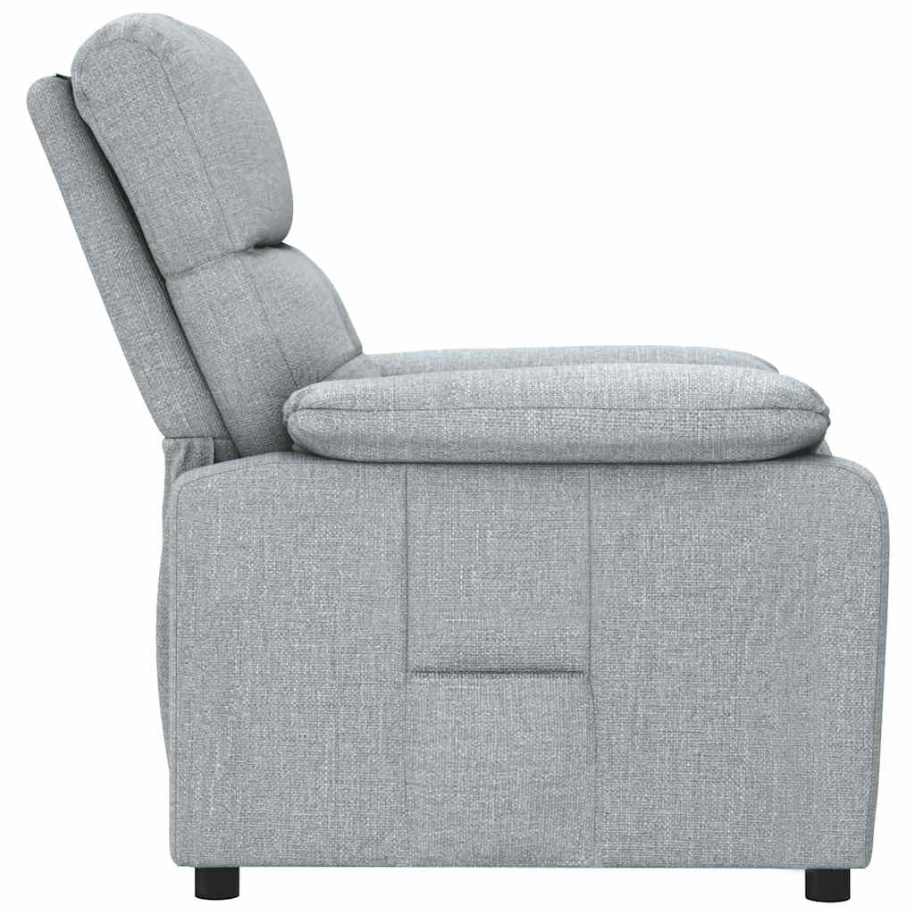 Fauteuil inclinable Gris clair Tissu