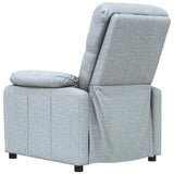 Fauteuil inclinable Gris clair Tissu