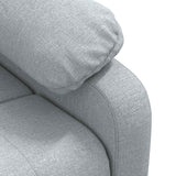 Fauteuil inclinable Gris clair Tissu