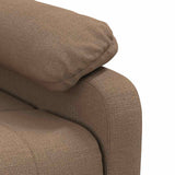 Fauteuil inclinable Marron Tissu