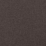 Fauteuil inclinable Marron foncé Tissu
