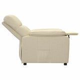 Fauteuil inclinable Crème Tissu
