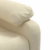 Fauteuil inclinable Crème Tissu