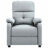 Fauteuil de massage Gris clair Tissu