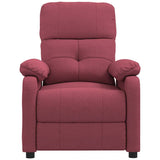 Fauteuil de massage Rouge bordeaux Tissu