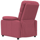 Fauteuil de massage Rouge bordeaux Tissu