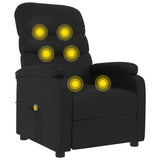 Fauteuil de massage Noir Similicuir