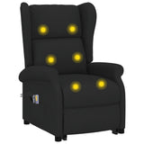 Fauteuil de massage Noir Tissu
