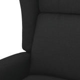 Fauteuil de massage Noir Tissu