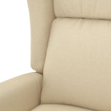 Fauteuil de massage Crème Tissu