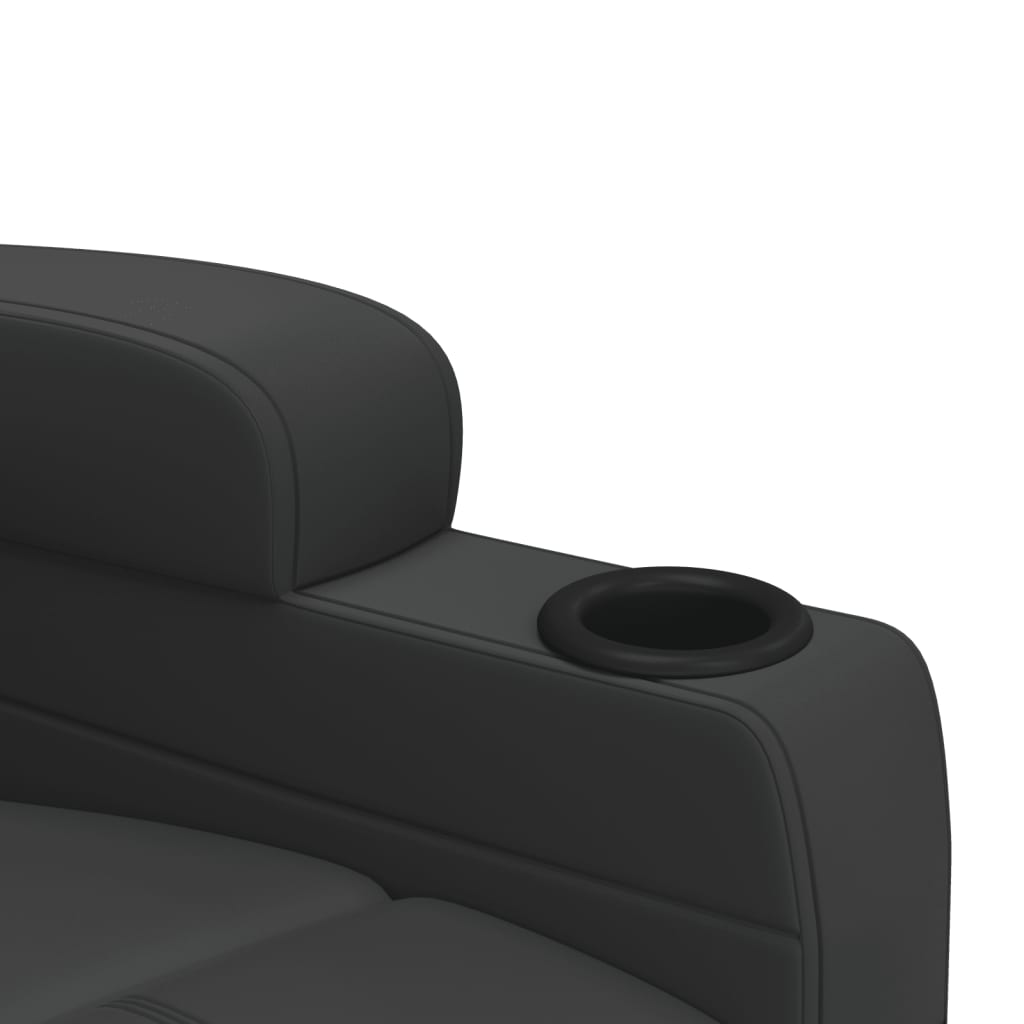 Fauteuil Noir Similicuir