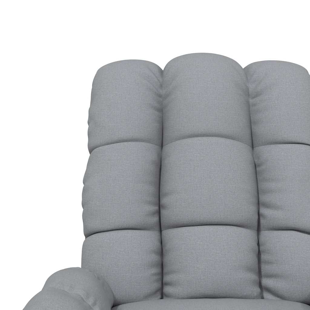 Fauteuil inclinable Gris clair Tissu