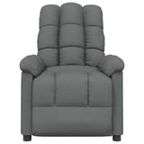 Fauteuil inclinable Gris foncé Tissu