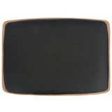Tabourets de bar lot de 6 noir similicuir