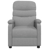 Fauteuil de massage Gris clair Tissu