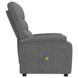 Fauteuil de massage Gris foncé Tissu