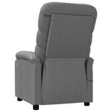 Fauteuil de massage Gris foncé Tissu