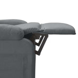 Fauteuil de massage Gris foncé Tissu