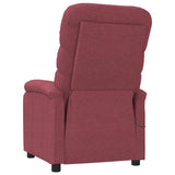 Fauteuil de massage Rouge bordeaux Tissu
