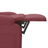 Fauteuil de massage Rouge bordeaux Tissu