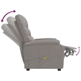 Fauteuil de massage Taupe Tissu