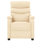 Fauteuil de massage Crème Tissu
