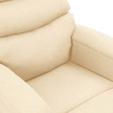 Fauteuil de massage Crème Tissu