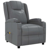 Fauteuil de massage Anthracite Similicuir