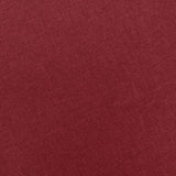 Fauteuil avec repose-pied Rouge bordeaux Tissu