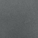 Fauteuil de massage avec repose-pied Gris clair Tissu