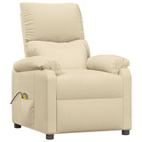 Fauteuil de massage Crème Tissu