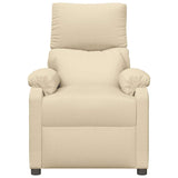 Fauteuil de massage Crème Tissu