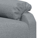 Fauteuil de massage Gris clair Tissu