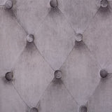 Chaises à manger lot de 2 gris velours