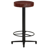 Tabourets de bar lot de 2 66 cm cuir véritable