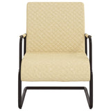 Chaise cantilever Crème Similicuir