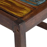 Chaises à manger lot de 2 bois de récupération solide