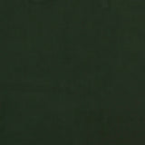 Chaise de relaxation avec repose-pied Vert foncé Velours