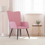 Chaise de relaxation Rose Velours