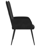 Chaise de relaxation Noir Velours