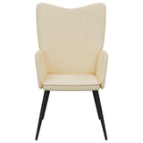 Chaise de relaxation Crème Tissu