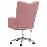 Chaise de relaxation Rose Velours