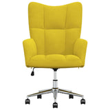 Chaise de relaxation Jaune moutarde Velours