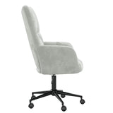Chaise de relaxation Gris clair Velours