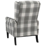 Fauteuil inclinable Gris blanc Tissu