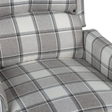 Fauteuil de massage inclinable Gris Tissu