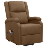 Fauteuil de massage Marron Tissu