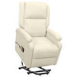 Fauteuil de massage Crème Tissu