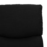 Fauteuil de massage Noir Tissu